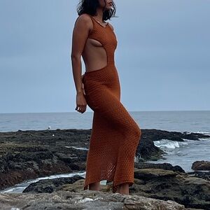 Savannah Morrow open-back maxi dress